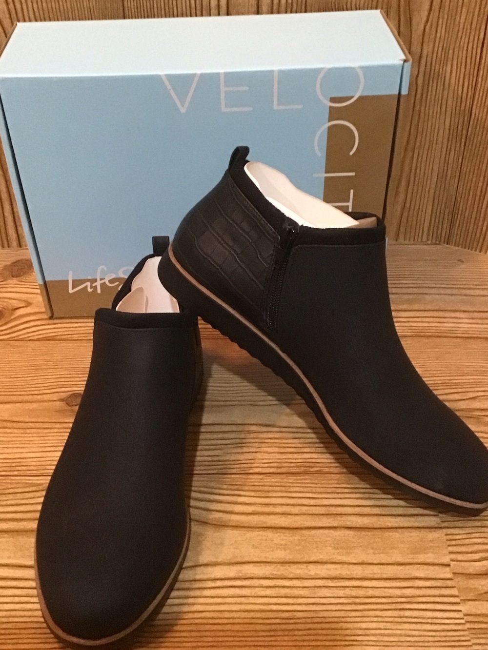 Life Stride Women’s Black Chukka Slip-On Boots